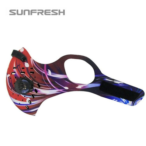 New product dust neoprene sport mask fashion custom printed cotton n95 pm2.5 smog cycling training mask fitness mask