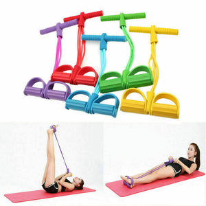 4 Tube Yoga Sports Fitness Pedal Puller Resistance Training Tools Yoga Equipment