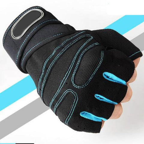 M-XL Gym Gloves Heavyweight Sports Exercise Weight Lifting Gloves Body Building Training Sport Fitness Gloves