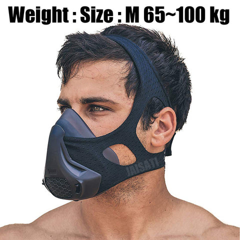 JAISATI High Altitude Sports Mask 2.0 Fitness Workout elevation Endurance Resistance Oxygen Control training sports mask 3.0